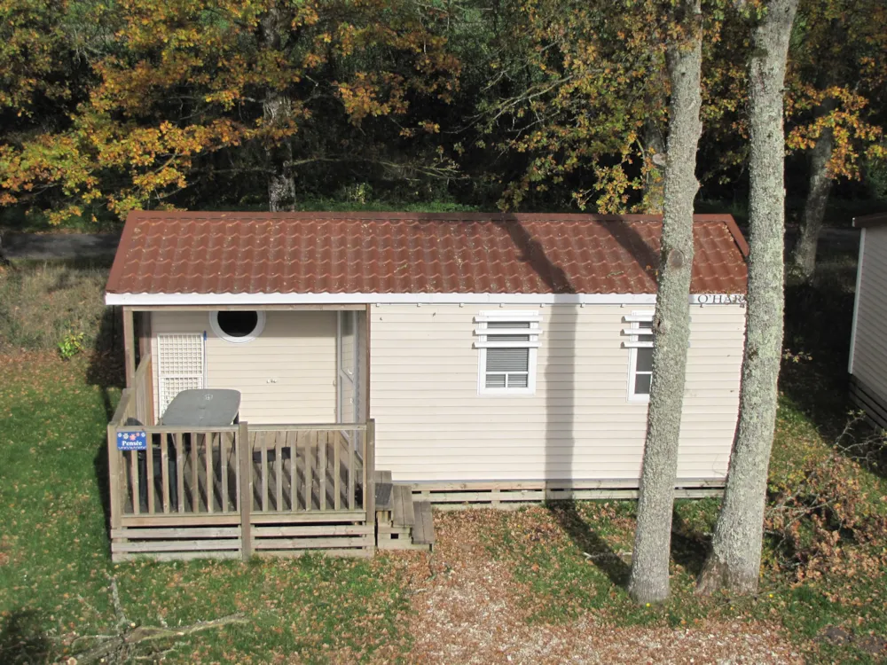 Accommodation - Mobile Home 27M² 2 Bedrooms + Covered Terrace - Camping des Etangs