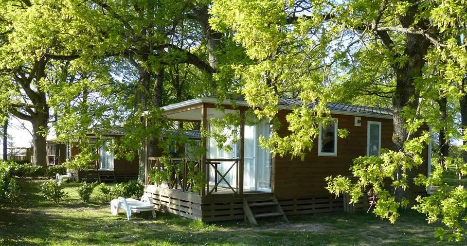 Accommodation - Mobilhome 31M² 2 Bedrooms + Covered Terrace - Camping des Etangs