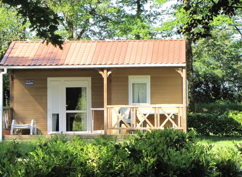 Chalet Bois 26M² 2 Chambres + Terrasse Couverte