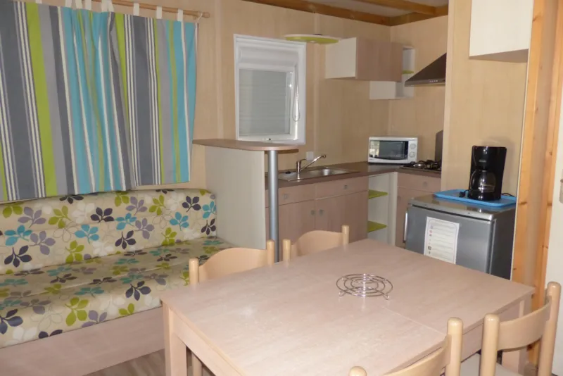 Chalet Bois 26M² 2 Chambres + Terrasse Couverte