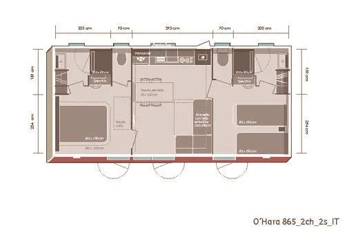 Mobilhome 2 Chambres 2 S Grand Standing 33M²