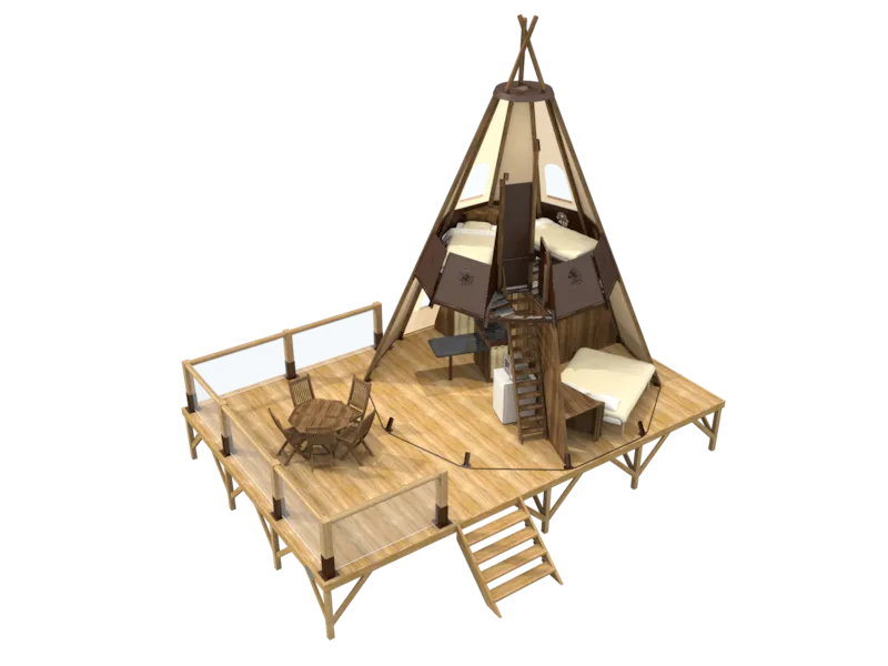 Tipi Grand Confort 2 Ch 4 Pers