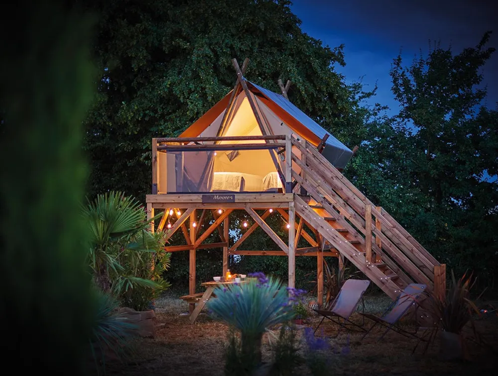 Accommodation - Tente Moorea Pilotis - Camping des Etangs
