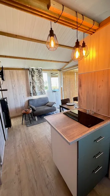 Chalet Bois 26M² 2 Chambres + Terrasse Couverte