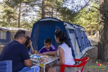 Grande Trama Naturale Per Tenda Da Campeggio, Con Prato