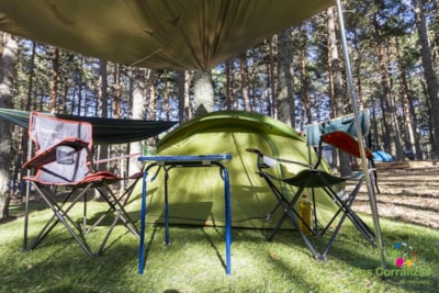 Natural plot for tent, WITH Artificial Grass — 1