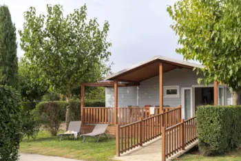 Mietunterkunft - Bungalow Especial Dog - Für Geh-Behinderte Personen - Camping Amfora