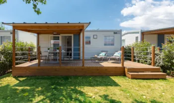 Mietunterkunft - Mobilheim Green - Camping Amfora