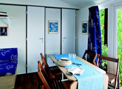 Mobile home Standard 29m² 2 rooms + terrace 12m² + TV + air-conditioning