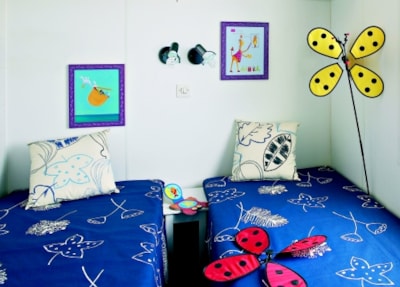 Mobile home Standard 34m² 3 rooms + terrace 18m² + TV + air-conditioning