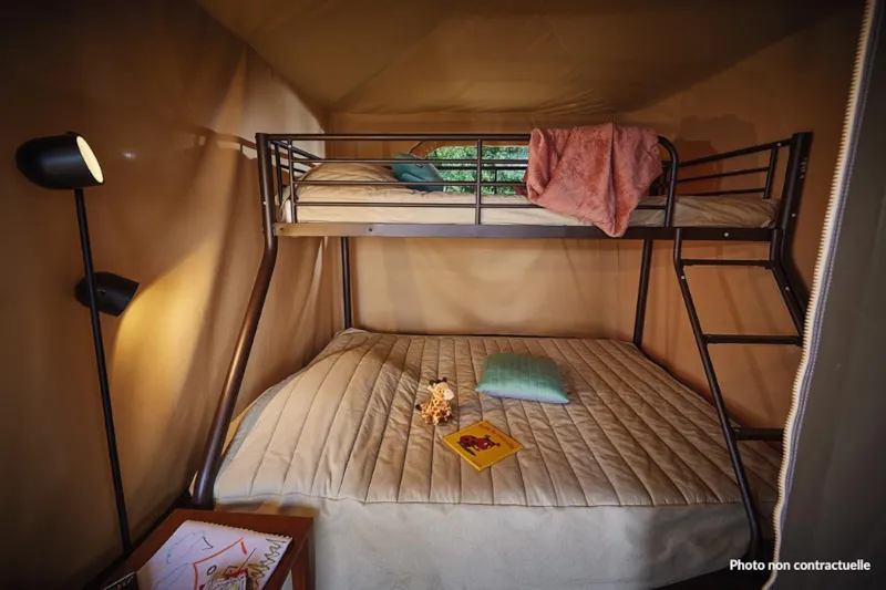 New - Bungalow Toilé Marquise 19M² 2 Chambres (Sans Sanitaires) 1 Nuit Mini