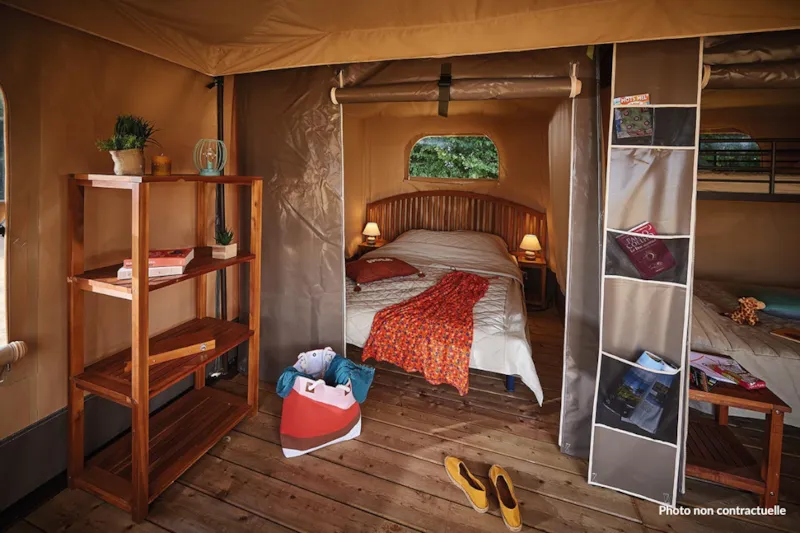 New - Bungalow Toilé Marquise 19M² 2 Chambres (Sans Sanitaires) 1 Nuit Mini