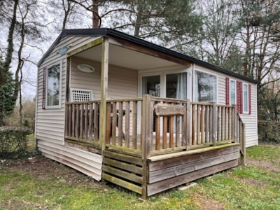 Mobile-home Standard 25m² 2 bedrooms + terrace + TV + air-conditioning