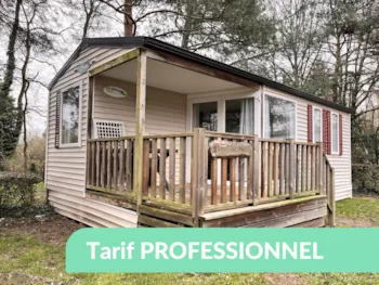 Mietunterkunft - [Réservé Aux Professionnels] Mobil-Home 2 Personnes / 2 Chambres - Flower Camping Le Jardin de Sully