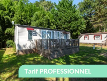 Mietunterkunft - [Réservé Aux Professionnels] Mobil-Home 3 Personnes / 3 Chambres - Flower Camping Le Jardin de Sully