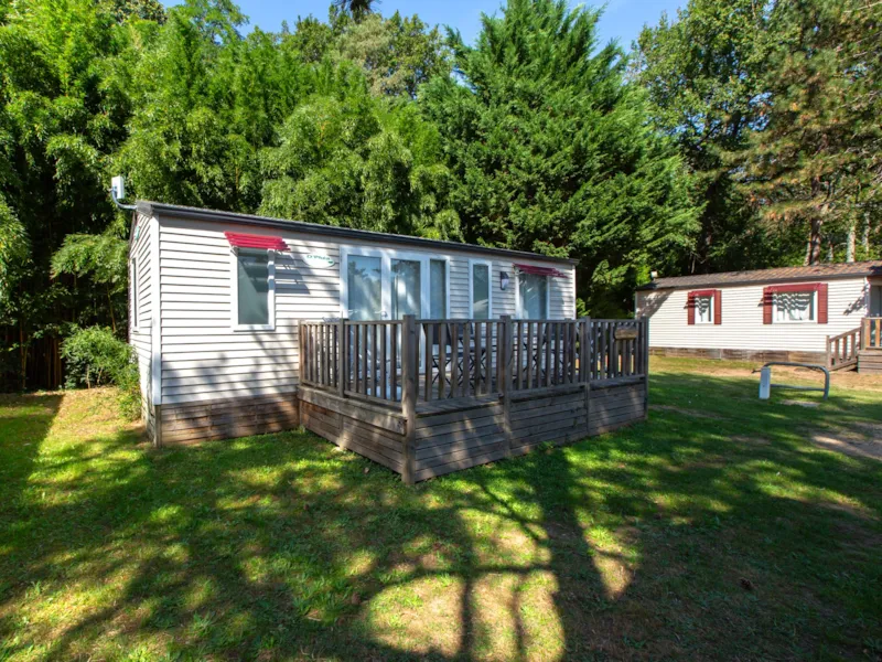 Mobil-Home Standard 34M² 3 Chambres + Terrasse 18M² + Tv + Climatisation