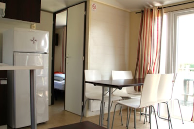 Mobile home Standard 34m² 3 rooms + terrace 18m² + TV + air-conditioning