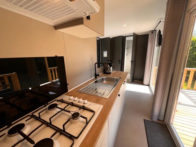 New - Mobil Home Standard Plus 26M² 2 Chambres + Terrasse + Tv + Climatisation