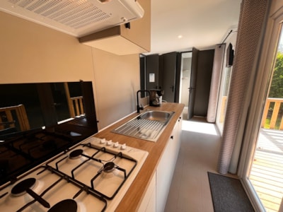 NEW - Mobile-home Standard Plus 26m² 2 bedrooms + terrace + TV + air-conditioning