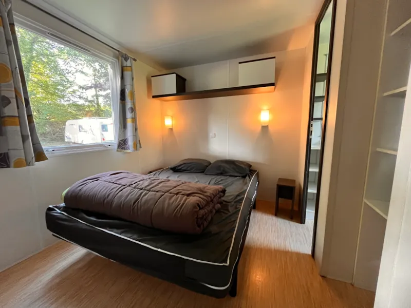 Mobil Home Confort 38M² 3 Chambres + Tv + Terrasse Couverte 18M² + 2 Salles De Bains