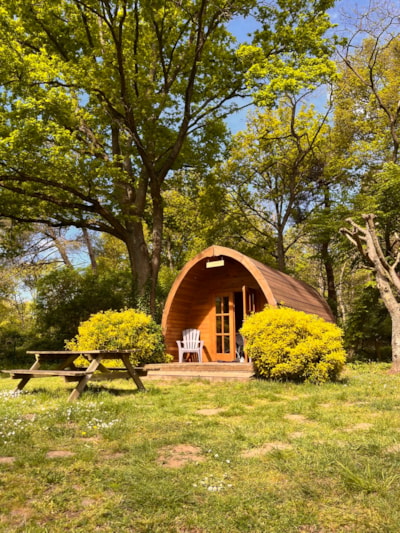 Pod 1 bedroom ( without toilet blocks) + terrace 6m² + View on the Loire
