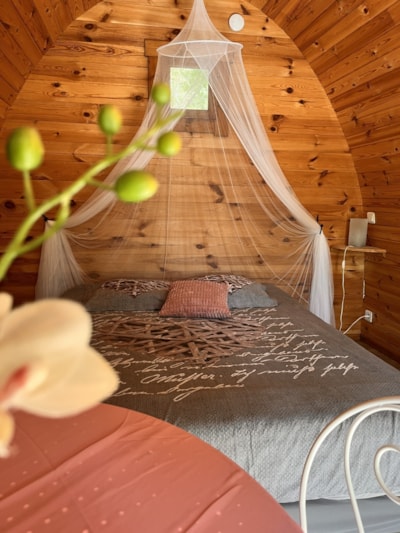 Pod 1 bedroom ( without toilet blocks) + terrace 6m² + View on the Loire