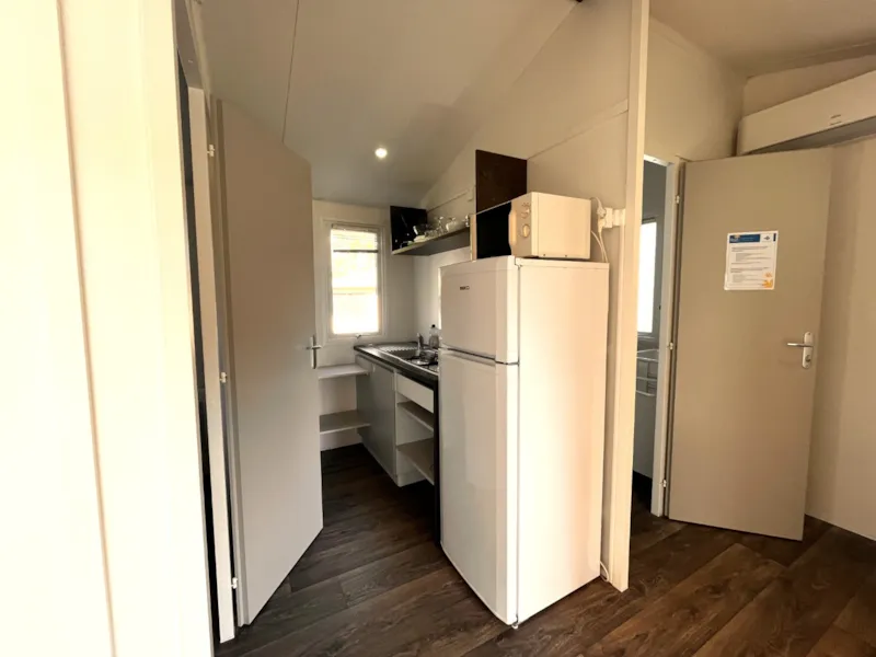 Mobil-Home Confort 21M² 1 Chambre + Terrasse Couverte 12M² + Tv + Climatisation
