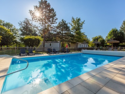 Mobile home Standard 34m² 3 rooms + terrace 18m² + TV + air-conditioning