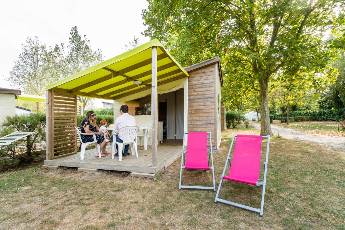 Accommodation - Ecolodge Rivage Tent - Camping du Jard