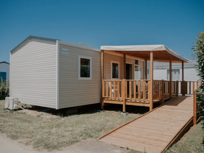 C- Mobil-Home Hélios - Pmr -  2 Chambres  32M² Avec Terrasse Couverte