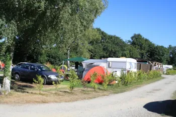 Stellplatz - Stellplatz Confort (1 Zelt, Wohnwagen, Wohnmobil / 1 Auto / Strom 6A) - Camping Kerscolper