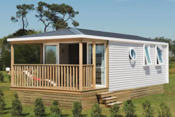 Mietunterkunft - Mobil-Home O' Hara 30 M² Premium - Terrasse Couverte - 2 Chambres - Sites et Paysages Touristique De Gien