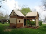 Tente Le Nid 46 M² - 3 Chambres - Sanitaires + Cuisine Tente Le Nid 46 M² - 3 Chambres - Sanitaires + Cuisine