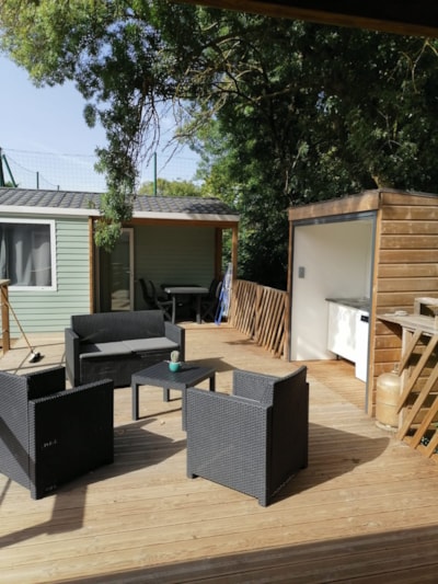 Mobile-home Tribu / 4 bedrooms /  2 bathrooms / Plancha /  Dishwasher