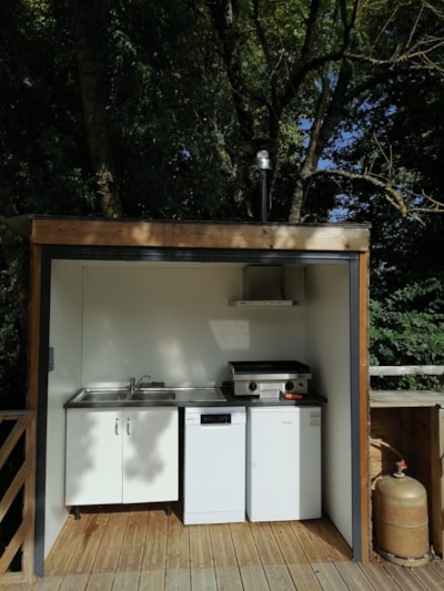 Mobile-home Tribu / 4 bedrooms /  2 bathrooms / Plancha /  Dishwasher