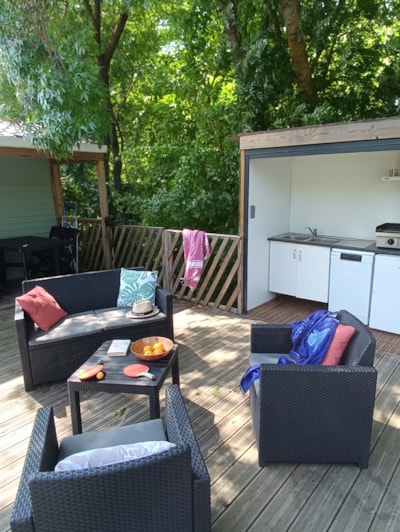 Mobile-home Tribu / 4 bedrooms /  2 bathrooms / Plancha /  Dishwasher