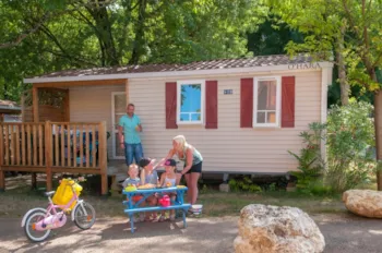 Mietunterkunft - Habana Top Presta - 2 Schlafzimmer - 24M² - Clico Chic - Camping Le Moulin du Roch