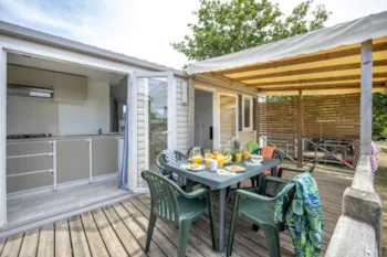 Mietunterkunft - Sun Clim Tv - 2 Schlafzimmer - 29M² - Clico Chic - Camping Le Moulin du Roch