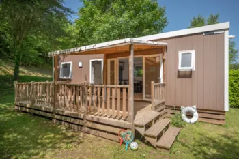 Mietunterkunft - Resort Top Presta - 3 Schlafzimmer - 32M² - Clico Chic - Camping Le Moulin du Roch