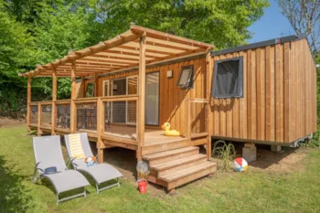 Mietunterkunft - Rose Top Presta - 3 Schlafzimmer - 42M² - Clico Chic - Camping Le Moulin du Roch