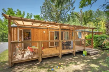 Mietunterkunft - Kids Top Presta - 3 Schlafzimmer - 40M² - Clico Chic - Camping Le Moulin du Roch