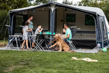 Stellplatz - Stellplatz Komfort Mit Hund (Ungefähr 100M²  10Amp) - De Schatberg