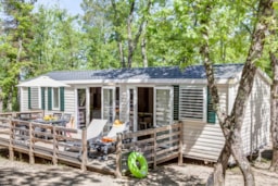 Accommodation - Cottage Chêne **** - 3Ch 2Sdb - Camping Aluna Vacances