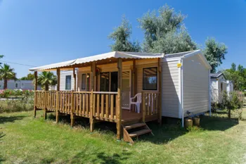 Mietunterkunft - Cottage Klimaanlage + Tv - Camping l’Oasis & California