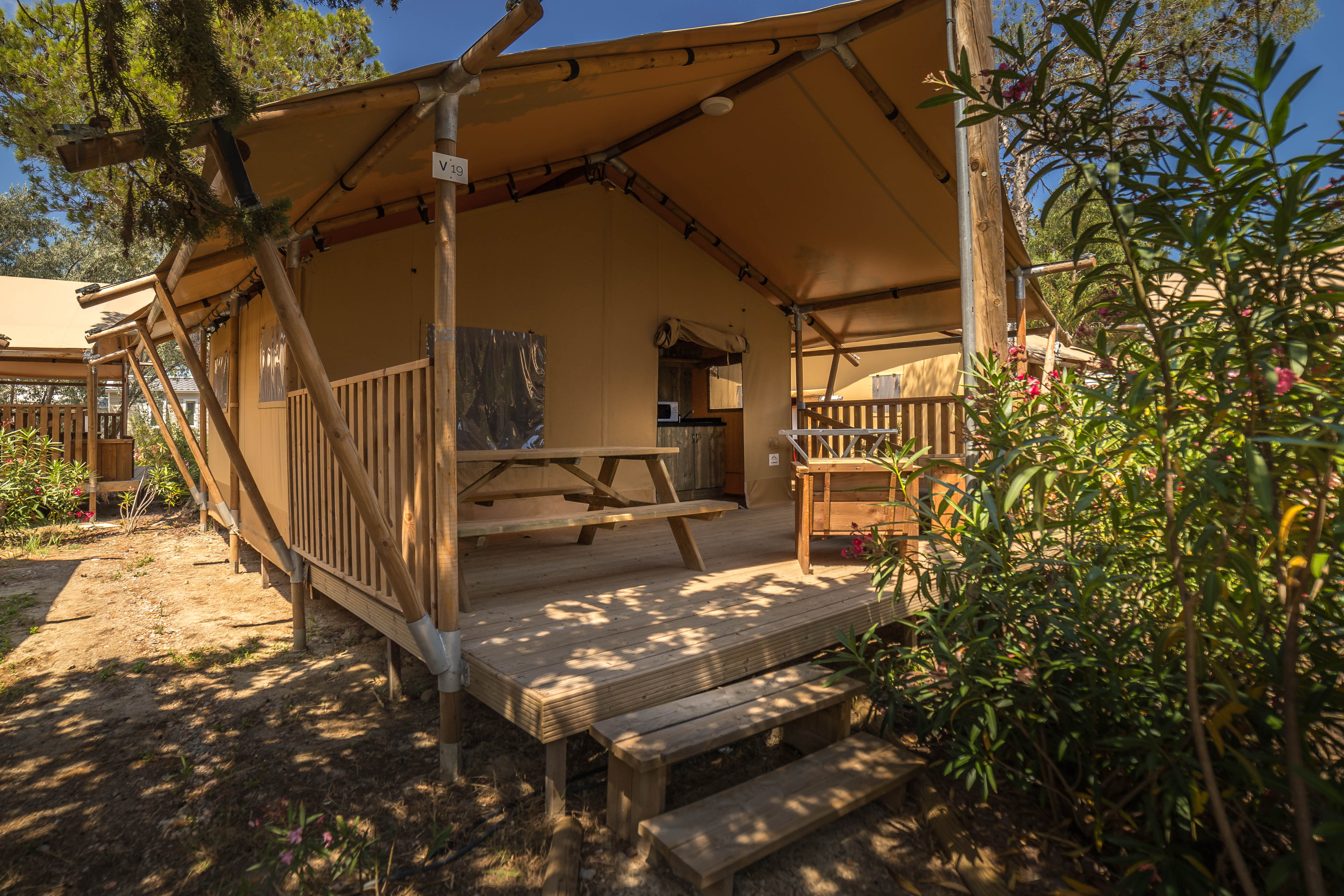 Tente Safari air-conditioning
