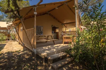 Mietunterkunft - Tente Safari Klimaanlage - Camping l’Oasis & California