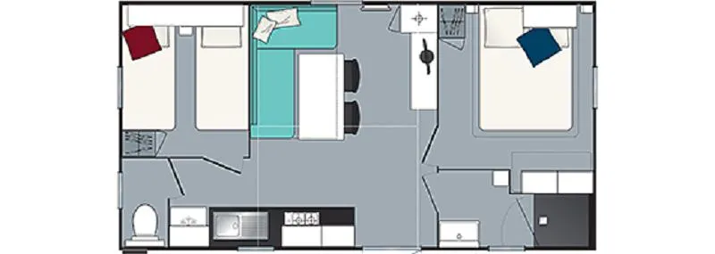 Mobil Home Essentiel 2 Ch Signature Sans Clim