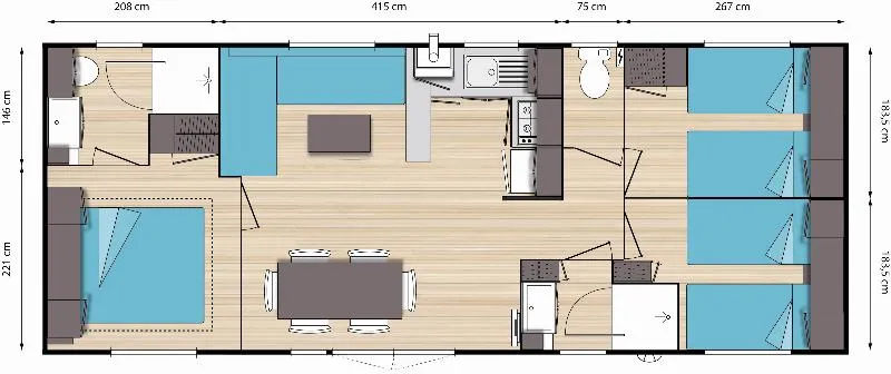 Cottage De Vinci I **** - 3 Chambres / 2 Salles De Bain