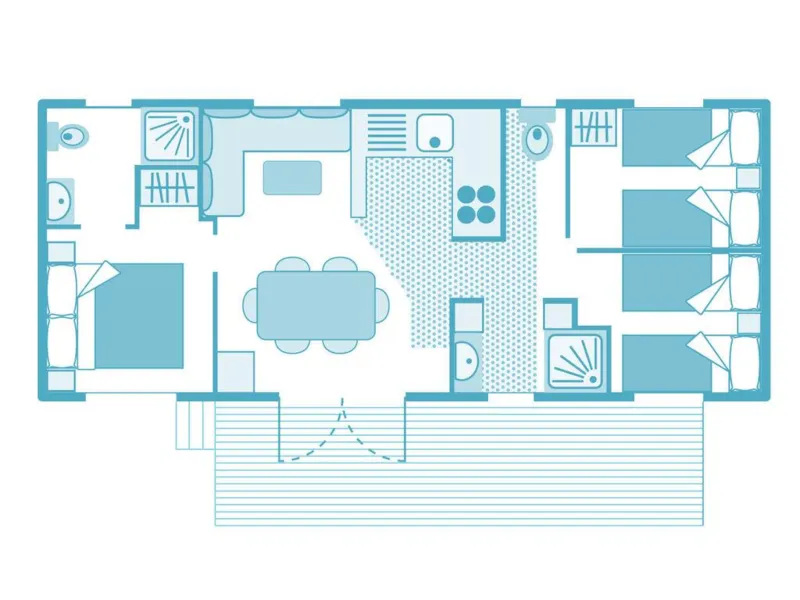 Cottage Mezzanine**** - 3 Chambres / 2 Salles De Bain