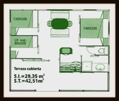 Chalet FAMILY 3 bedrooms 29 m² + sheltered terrace — 3